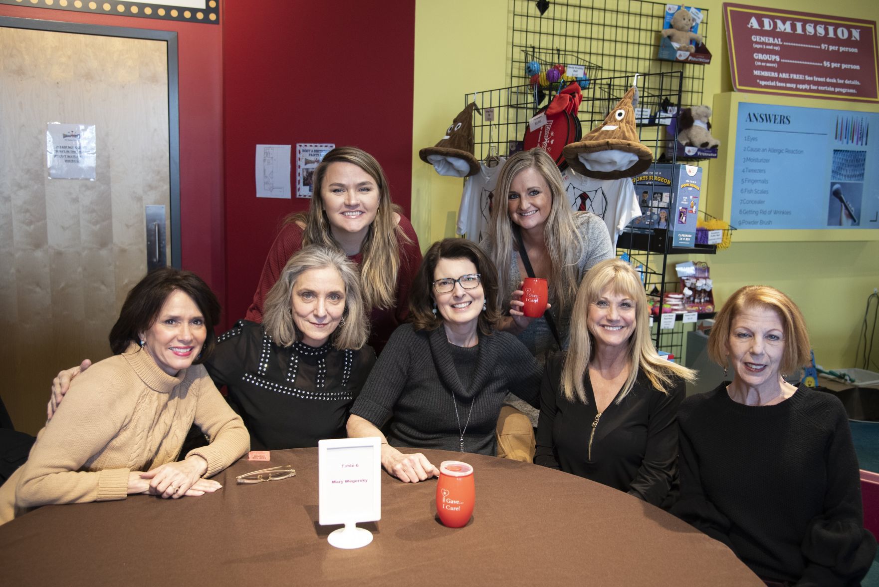 Jacki Kornbluth, Toni Wilcox, Susan Hernandez, Mary Wegerski, Maria Oexeman, Jennifer Harlow, Kellie Bishop